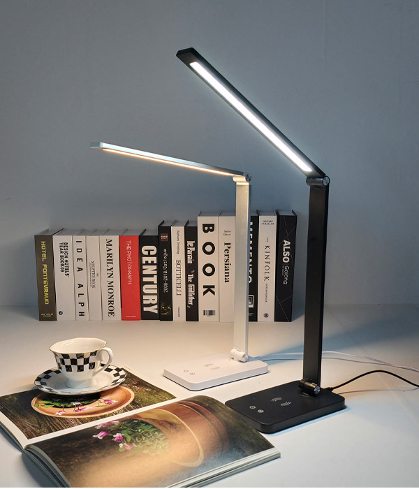 리플 학생스탠드 서재 독서등 (화이트, 블랙)