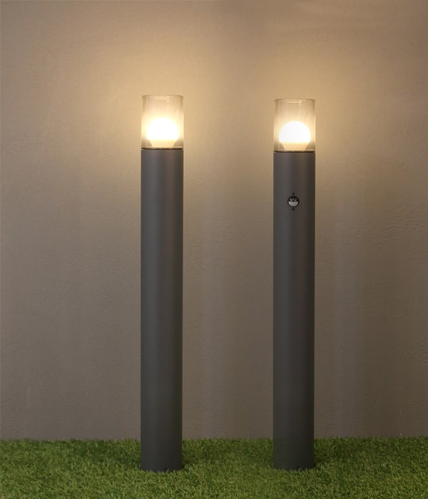 시누크 외부 잔디등, 센서 잔디등 800mm / 다크 그레이