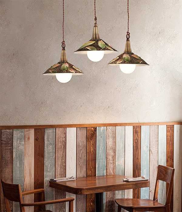 까베 도자기 1등, 2등, 3등 펜던트전등 식탁등